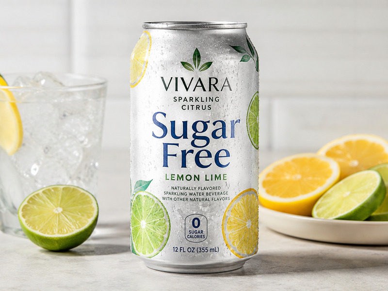 A demo product with “Sugar Free” label